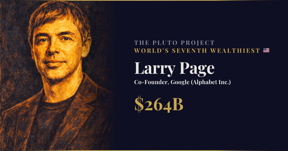 Larry Page Net Worth in Real-Time | The Pluto Project
