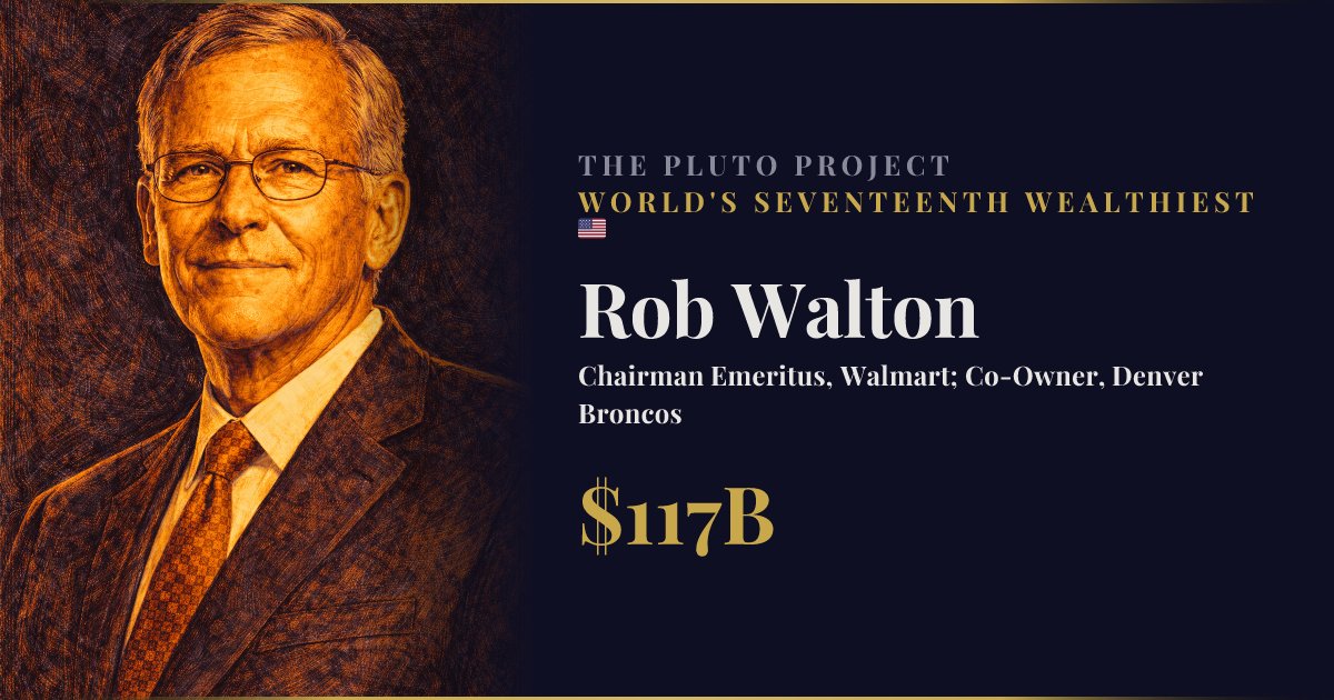 Rob Walton Net Worth in Real-Time | The Pluto Project